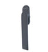 Close-up of a SCHUECO 269191 folding sliding hand lever in black for bifold doors.